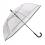 Strotz LONG MATIC CLOCHE Regenschirm (transparent)